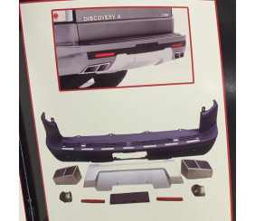 Задній бампер Startich для Land Rover Discovery III 2004-2009 рр