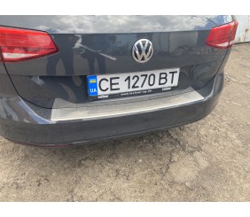 Накладка на задній бампер OmsaLine (нерж) Sedan для Volkswagen Passat B8 2015-2023 рр