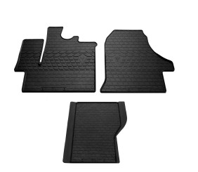 Килимки гумові (3 шт, Stingray) Premium - без запаху гуми для Peugeot Boxer 2006-2025 рр