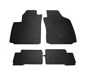Гумові килимки 500 electric (4 шт, Stingray Premium) для Fiat 500/500L 2013-2022 рр