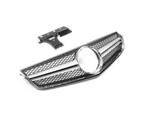 Передня решітка (2009-2013, AMG Silver) для Mercedes E-сlass coupe C207 рр