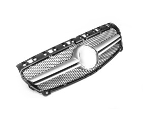 Передня решітка AMG Silver (2012-2015) для Mercedes A-сlass W176 рр