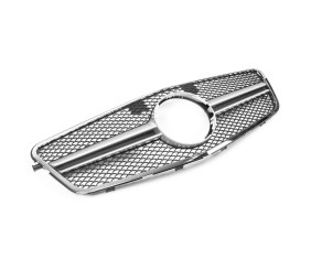 Передня решітка AMG Silver (2009-2012) для Mercedes E-сlass W212 рр