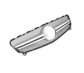 Передня решітка AMG Silver (2015-2018) для Mercedes A-сlass W176 рр
