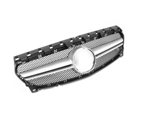 Передня решітка (2017-2019, AMG Silver) для Mercedes CLA C117 рр