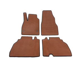 Килимки EVA (цегляні) Передні і задні для Renault Kangoo 2008-2020 рр