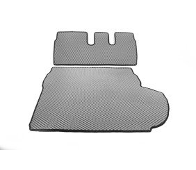 Килимок багажника (EVA, сірий) 7-місний Без сабвуфера для Citroen C-Crosser 2007-2013 рр