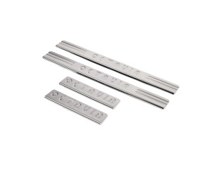 Накладки на пороги OmsaLine (4 шт, нерж) для Skoda Octavia II A5 2006-2010 рр