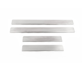 Накладки на пороги (OmsaLine) 4 порогу для Citroen C-3 2002-2009 рр