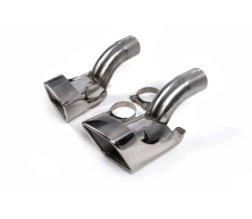 Насадки на глушник V1 (2 шт, нерж) для Range Rover Sport 2005-2013 рр