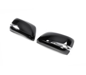 Кришки дзеркал (з повторювачем) Білий колір для Lexus LX570/450d 2008-2022 рр