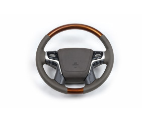 Кермо в зборі (світле дерево) для Toyota Land Cruiser 200 2007-2021 рр
