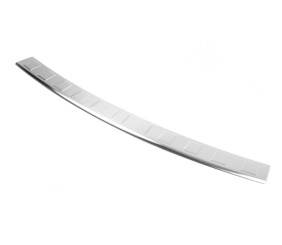 Накладка на задній бампер OmsaLine (HB, нерж) для Volkswagen Polo 2010-2017 рр