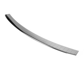 Накладки на задній бампер Чорний хром (нерж) для Volkswagen Caddy 2015-2020 рр