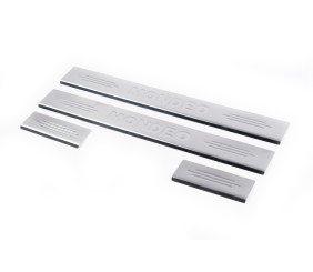 Накладки на пороги CARMOS (4 шт., нерж.) для Ford Mondeo 2008-2014 рр