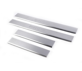 Накладки на пороги Carmos (4 шт., нерж.) для Land Rover Discovery IV 2009-2017 рр