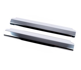 Накладки на пластикові пороги (2 шт., нерж.) для Nissan Qashqai 2014-2021 рр