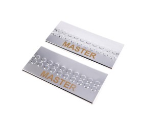 Накладки на пороги V3 (2 шт, нерж.) для Renault Master 2011-2023 рр