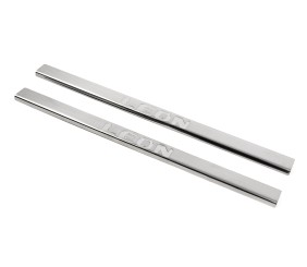 Накладки на пороги Carmos (2 дверна, нерж.) для Seat Leon 2013-2020 рр