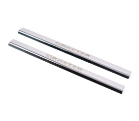 Накладки на пороги Laser (2 шт, сталь) для Volkswagen Crafter 2006-2016 рр