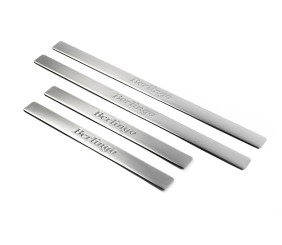 Накладки на пороги OmsaLine (нерж) Передні та задні двері для Citroen Berlingo 2008-2018 рр