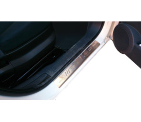 Накладки на пороги OmsaLine (2 шт, нерж.) для Fiat Fiorino/Qubo 2008-2024 рр