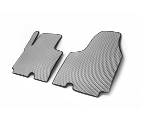 Килимки (2 шт, EVA, сірі) для Opel Vivaro 2015-2019 рр