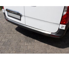 Накладки на задній бампер OmsaLine (нерж) для Mercedes Sprinter W907/W910 2018- рр