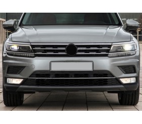 Накладка на передній бампер 2016-2020 (нерж) для Volkswagen Tiguan рр