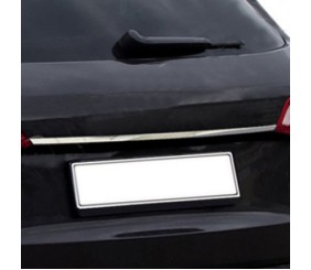 Планка над номером (нерж.) Carmos - Турецька сталь для Ford Fiesta 2017- рр