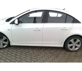 Тюнінгові пороги SD (Meliset, під фарбування) для Chevrolet Cruze 2009-2015 рр