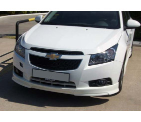 Накладка на передній бампер SD (Meliset, під фарбування) для Chevrolet Cruze 2009-2015 рр