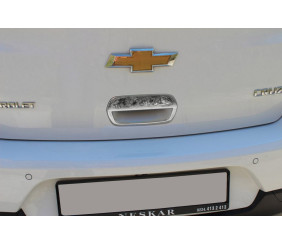Накладка на ручку багажника (для версії HB, нерж.) Carmos - Турецька сталь для Chevrolet Cruze 2009-2015 рр