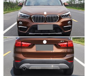 Передня і задня накладки (2 шт) для BMW X1 F48 2015-2022 рр