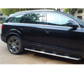 Бокові пороги OEM (2 шт., Алюміній) для Ауди Q7 2005-2015 рр
