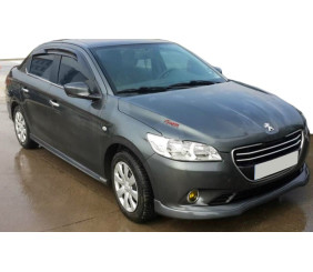 Бокові пороги 2012-2017 (під фарбування) для Peugeot 301 2012- рр