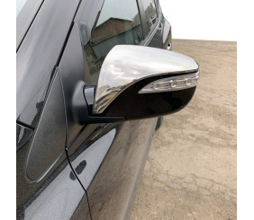 Накладки на дзеркала (2 шт, нерж.) для Hyundai IX-35 2010-2015 рр