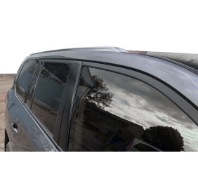 Сірі рейлінги 2008-2015рр. (Lexus-дизайн 2018, 2 шт) для Toyota Land Cruiser 200 рр