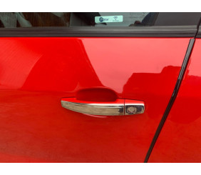 Накладки на ручки ВУЗЬКІ (4 шт., Нерж., Omsa) для Chevrolet Aveo T300 2011-2020 рр