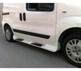 Бокові пороги Sorento тип (під фарбування) для Citroen Nemo 2007-2017 рр