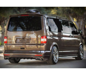 Задня нижня накладка Sport 2 (під фарбування) для Volkswagen T5 Caravelle 2004-2010 рр