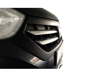 Накладки на решітку (2015-2026, 4 шт, нерж.) для Dacia Lodgy рр
