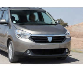 Смужка над решіткою (нерж.) для Dacia Dokker 2013-2022 рр