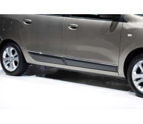 Молдинг дверний (4 шт, нерж.) для Dacia Lodgy 2012-2022 рр