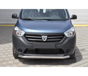 Передній захист ST008 (нерж.) для Dacia Dokker 2013-2022 рр