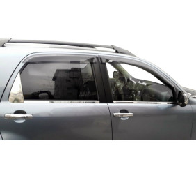Зовнішня окантовка стекол (4 шт, нерж.) для Daihatsu Terios 2006-2017 рр