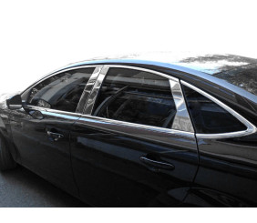 Молдинг дверних стійок (нерж) для Ford Mondeo 2014-2022 рр