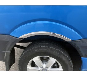 Накладки на арки вузькі (4 шт, нерж) Carmos - Турецька сталь для Mercedes Sprinter W906 2006-2018 рр