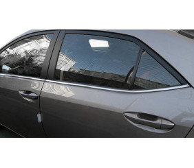 Нижня окантовка (4 шт, нерж) для Toyota Corolla 2013-2019 рр