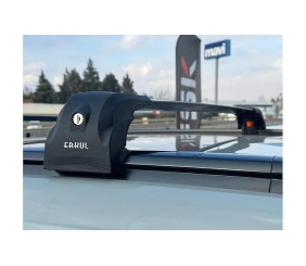 Багажник (поперечини) на інтегровані рейлінги Ecem V2 120 см (2 шт) Сірий для KIA EV9